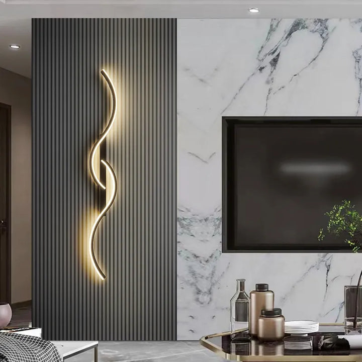 Minimalist LED Wall Sconce - Long Strip Wall Lamp for Bedroom, Living Room, modern wall lights indoor