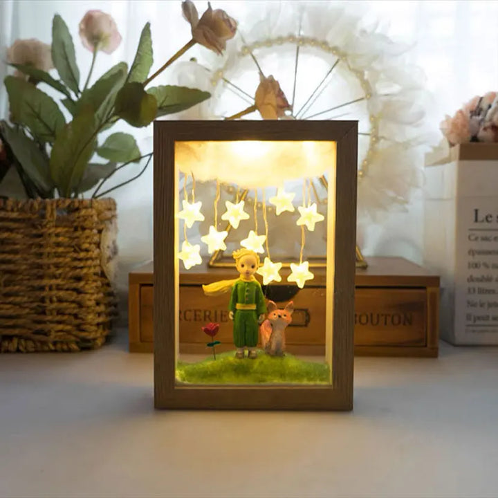 The Little Prince Night Light - Handmade DIY Photo Frame, Perfect for Bedroom Decor and Gifts