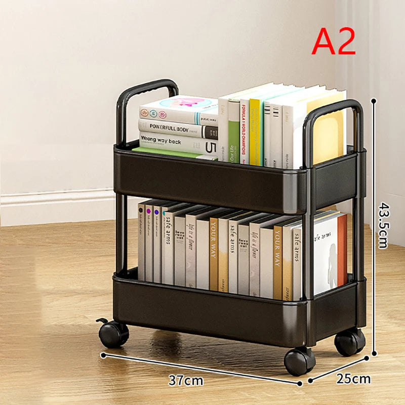 Trolley Rack Kitchen Floor Bedroom Multi-Layer Baby Snacks Mobile Bathroom Bathroom Storage Storage Rack