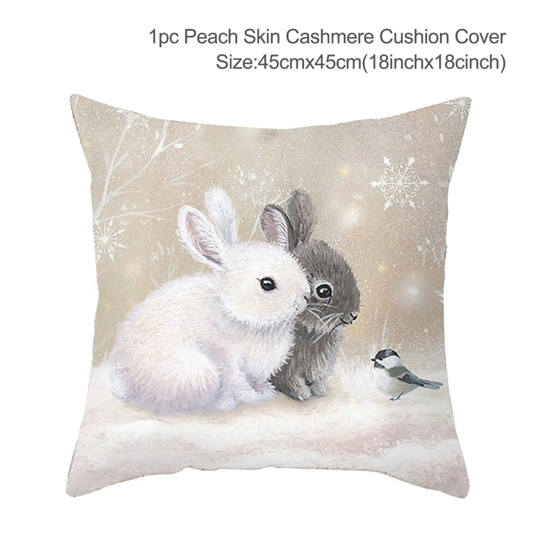 Rabbit Style Christmas Pillow Covers