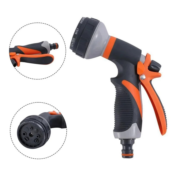 High Power Adjustable Pressure Nozzle | Garden Hose Nozzle | Car Wash Water Gun