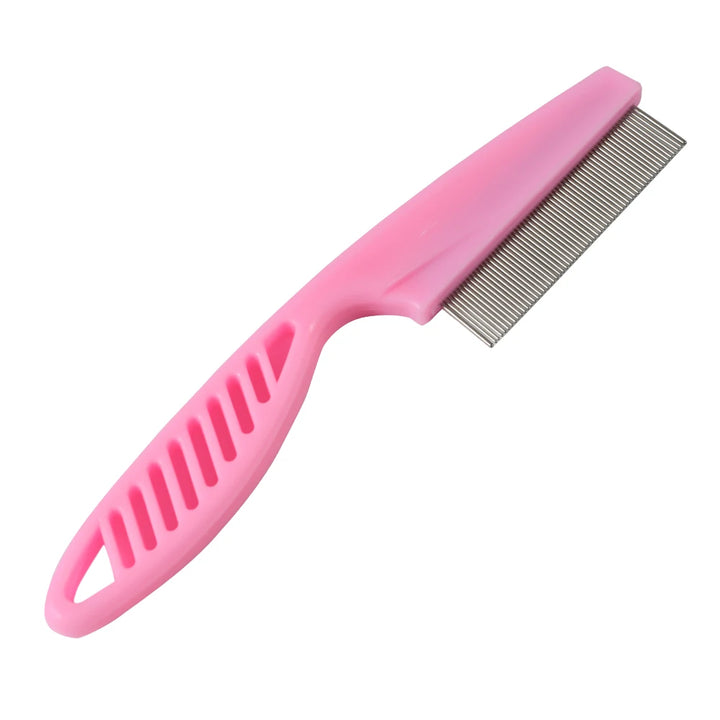 Home Pet Animal Care Protect Flea Comb for Cat Dog Pet Stainless Steel Comfort Flea Hair Comb