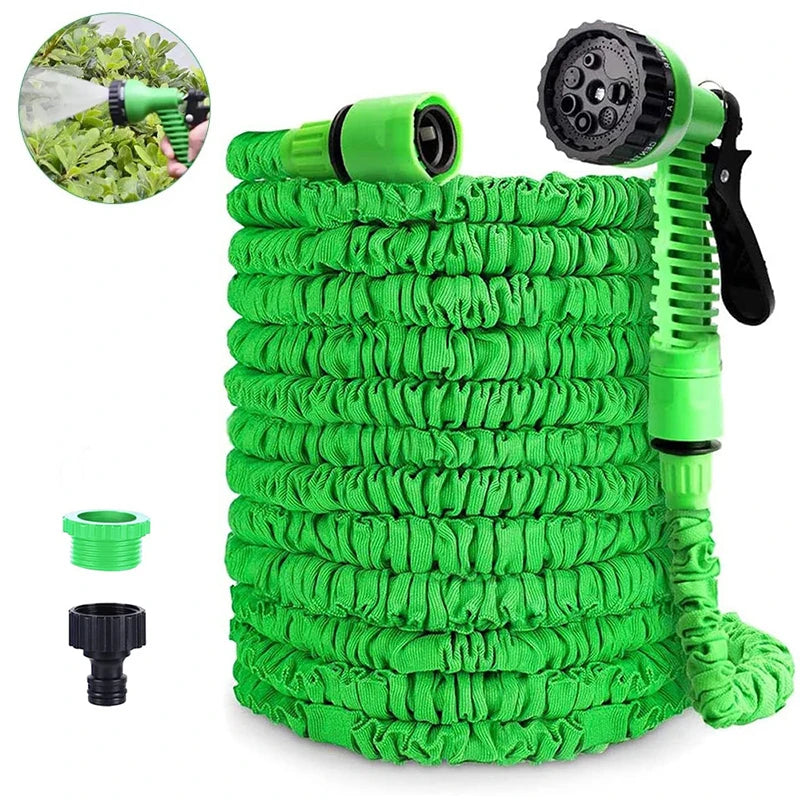 Expandable Garden Hose (25FT-200FT) - High-Pressure Watering and Car Wash Tool with Magic Water Pipes