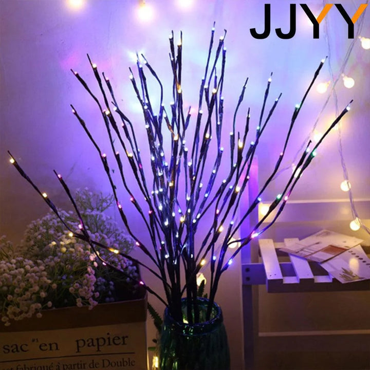 New 2024 Creative Willow Twig Branch Lights 20 LEDs Christmas Decoration for Home Xmas Decoration