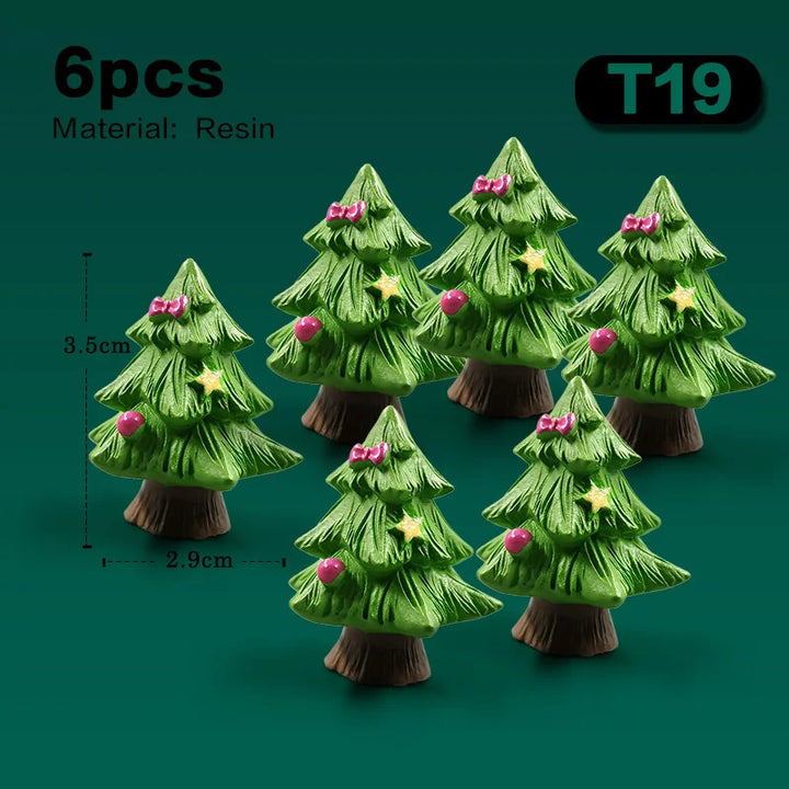 Christmas tree figurine for modern decor