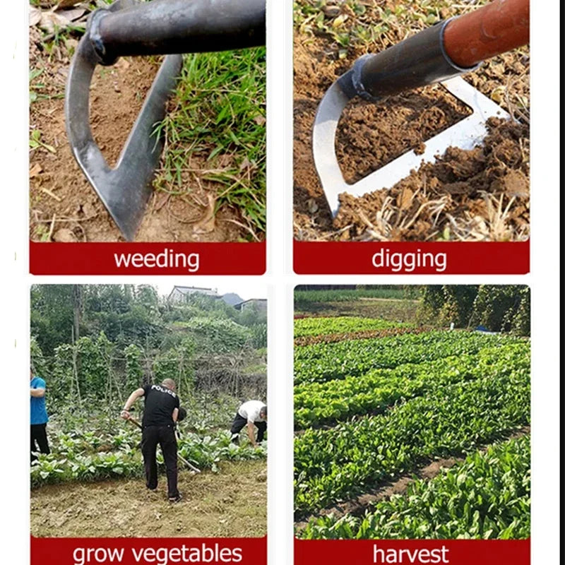 Hollow Hoe Weeding Rake Labor Saving | Weeding & Loosening Soil Tool For Farm & Garden