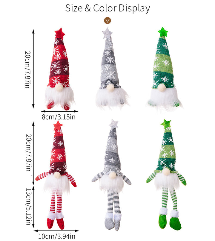 Glowing Gnome Christmas Faceless Doll Merry Christmas Home Decoration Navidad Natal Gift 2024 New Year Night Light