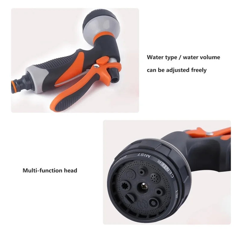 High Power Adjustable Pressure Nozzle | Garden Hose Nozzle | Car Wash Water Gun