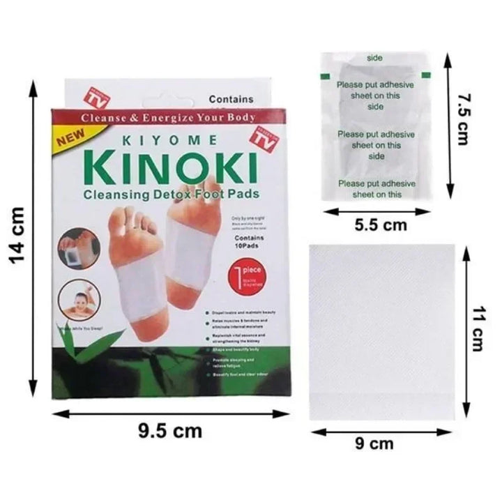 Korea Kinoki Cleansing Detox Leg Healthy Herbal Pads Feet Care Foot Spa Foot Care Dispel Dampness Sleep Well