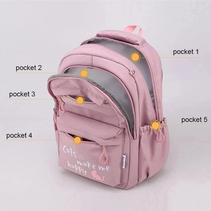 High Quality Girls School Bag Backpack | School Backpack For Primary High-Class Teens & Kids