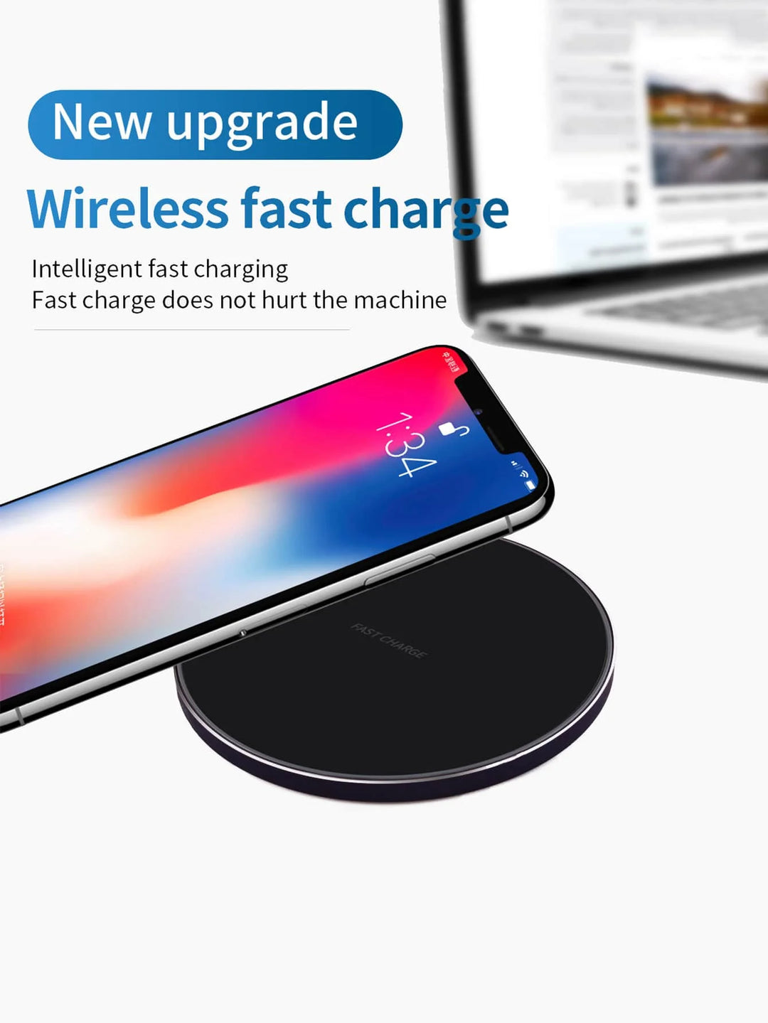 15 W Universal Fast Wireless Charging Station | Wireless Charger Pad For iPhone 14 13 12 15 11Pro XS Max