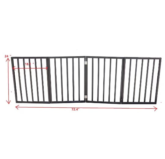 Safety pet gate for hallway