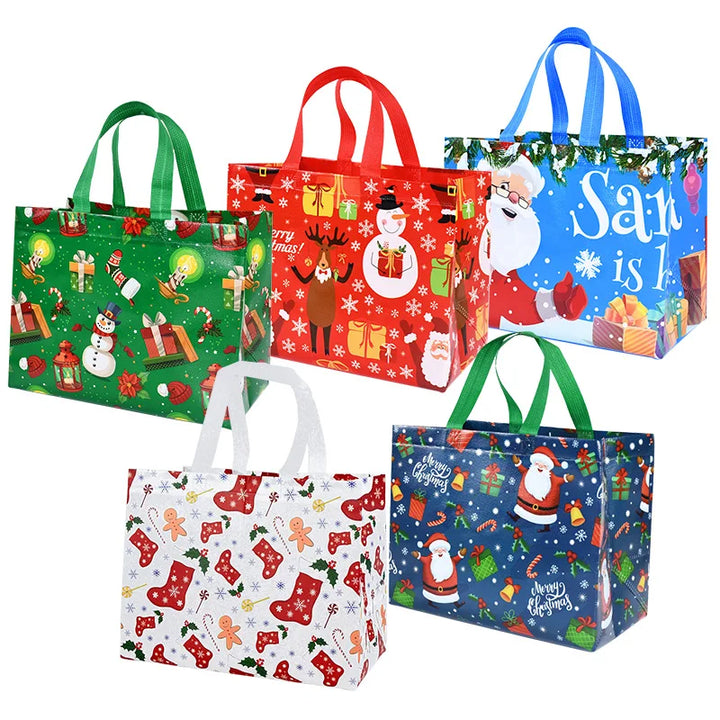 Santa Claus Merry Christmas gift bag