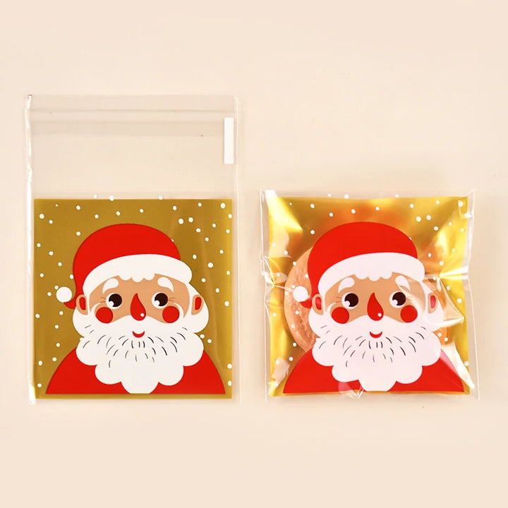 Santa Claus biscuit packaging for parties