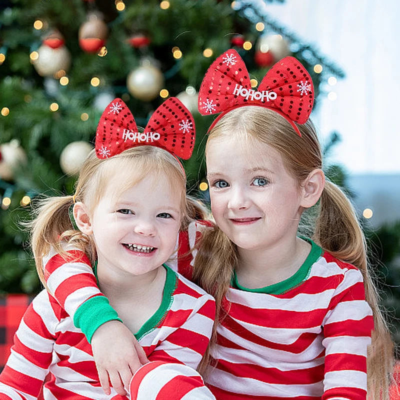 Santa Claus headbands as festive gifts