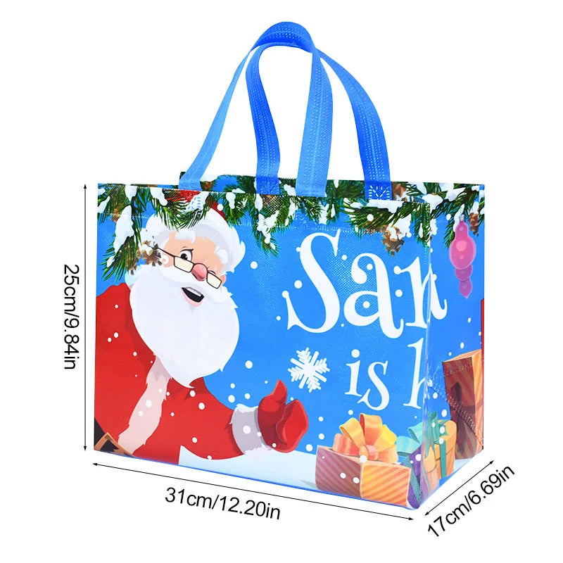 Santa Claus themed gift packaging bag