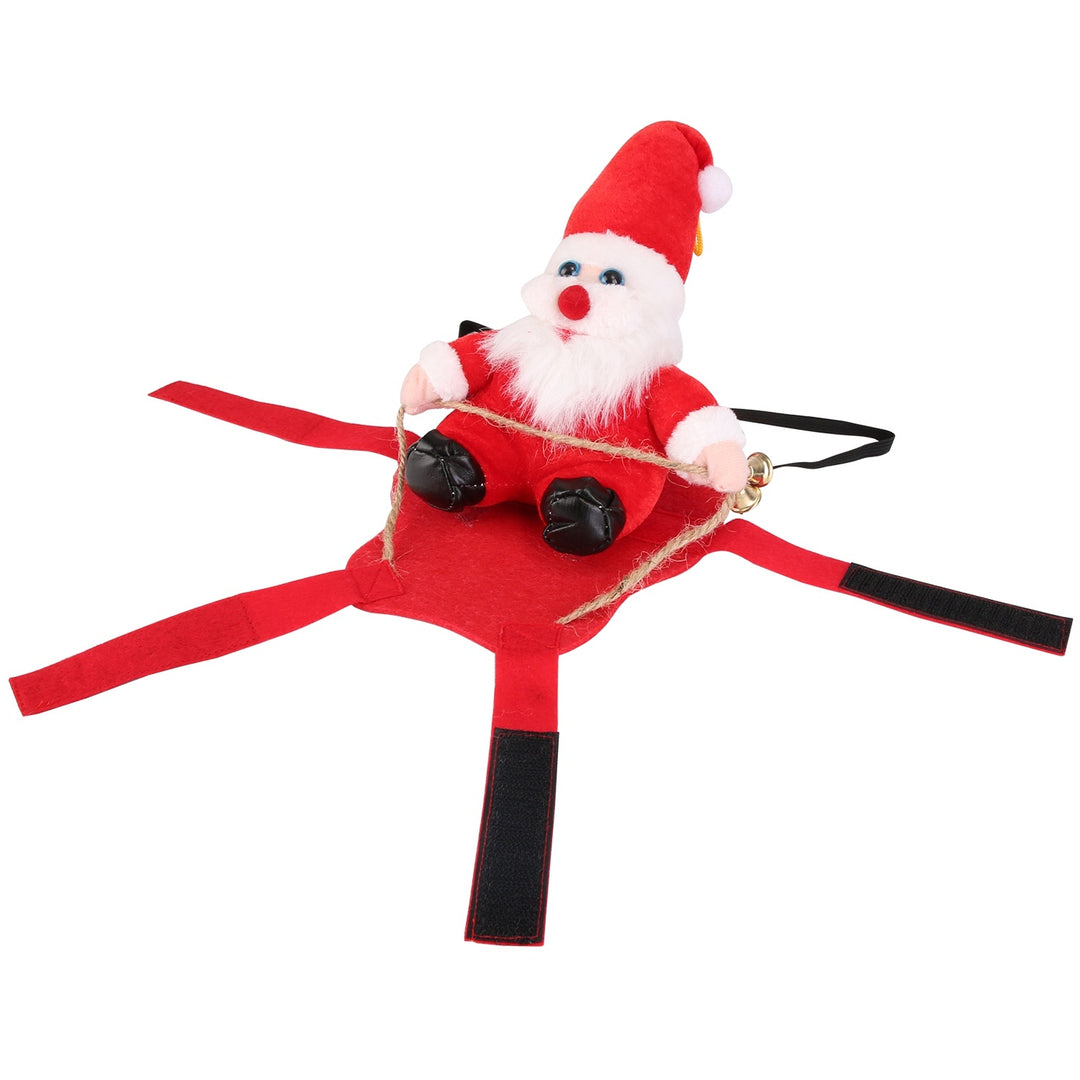 Santa riding costume for pets