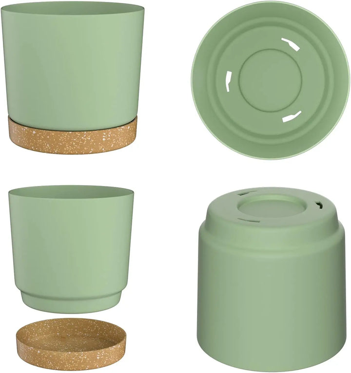 Plant POTS, Lightweight Large POTS For IIndoor & Outdoor Plants With Drainage