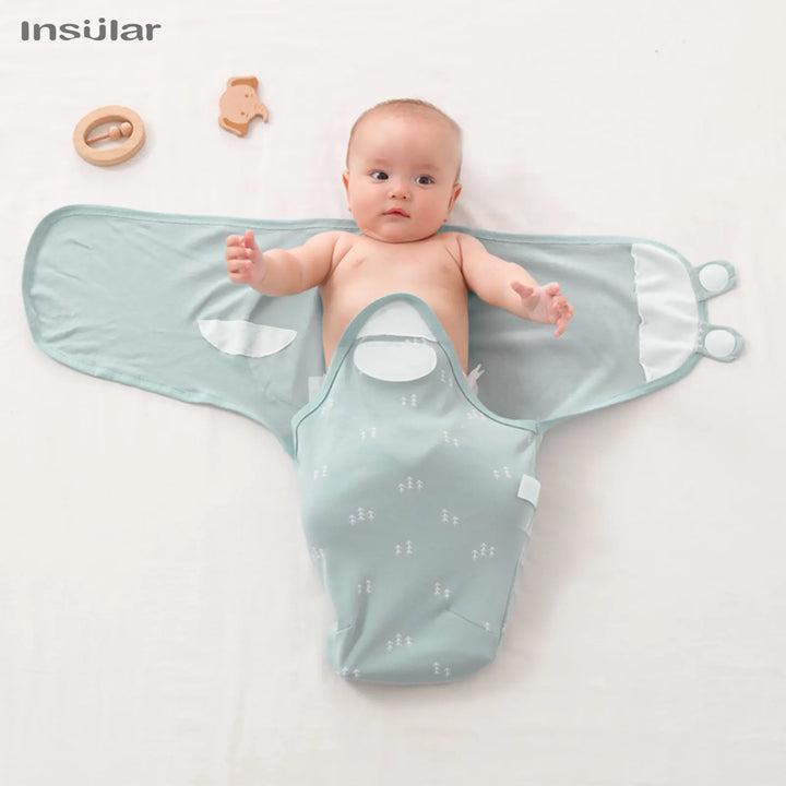 INSULAR New Summer Thick Swaddle 100% Cotton Newborn Infant Bags Wrapping Baby Sleep Sack Diaper Cocoon For Newborns Bags 1pc