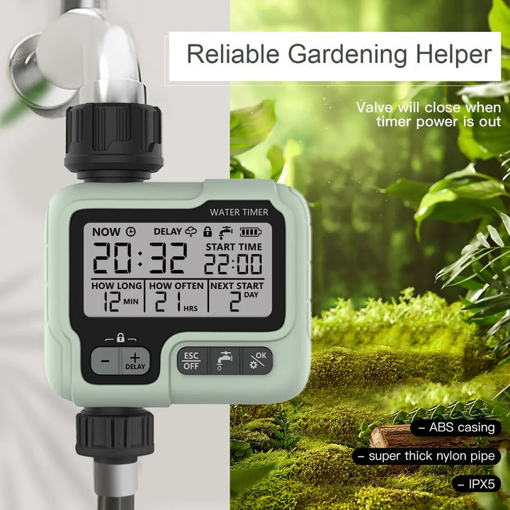 HCT-322 Automatic Digital Water Timer For Garden & Lawn Irrigation | Intelligent Sprinkler Used Outdoor to Save Water & Time