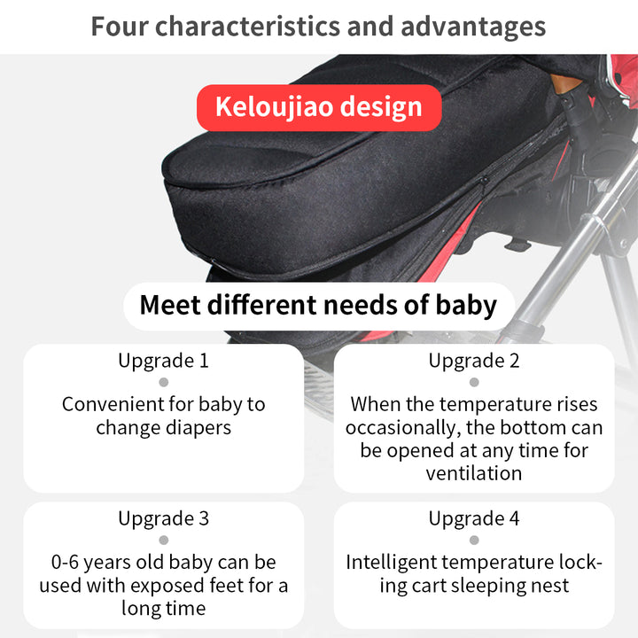 Baby Stroller Sleeping Bag Newborn Windproof Cushion Footmuff Pram Sleepsacks Infant Winter cart Sleep Sack Car Bags For Babies