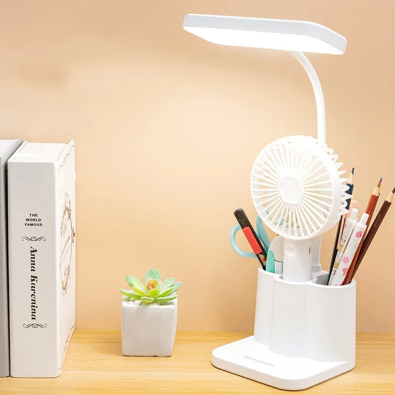 USB LED Desk Lamp - Eye Protection Night Light for Dormitory and Bedroom