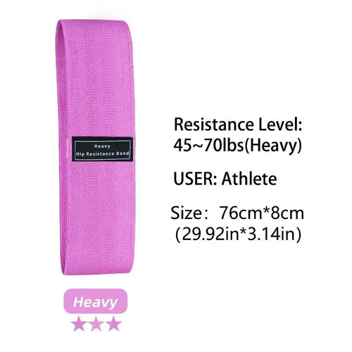 Fabric Resistance Hip Booty Bands Glute Thigh Elastic Workout Bands