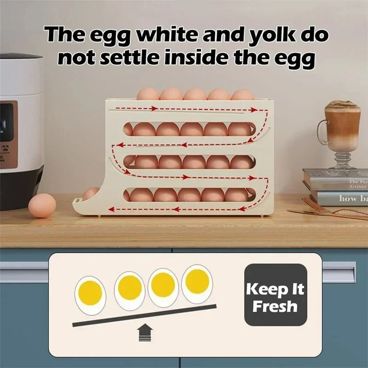 Scrolling Egg Storage Holder
