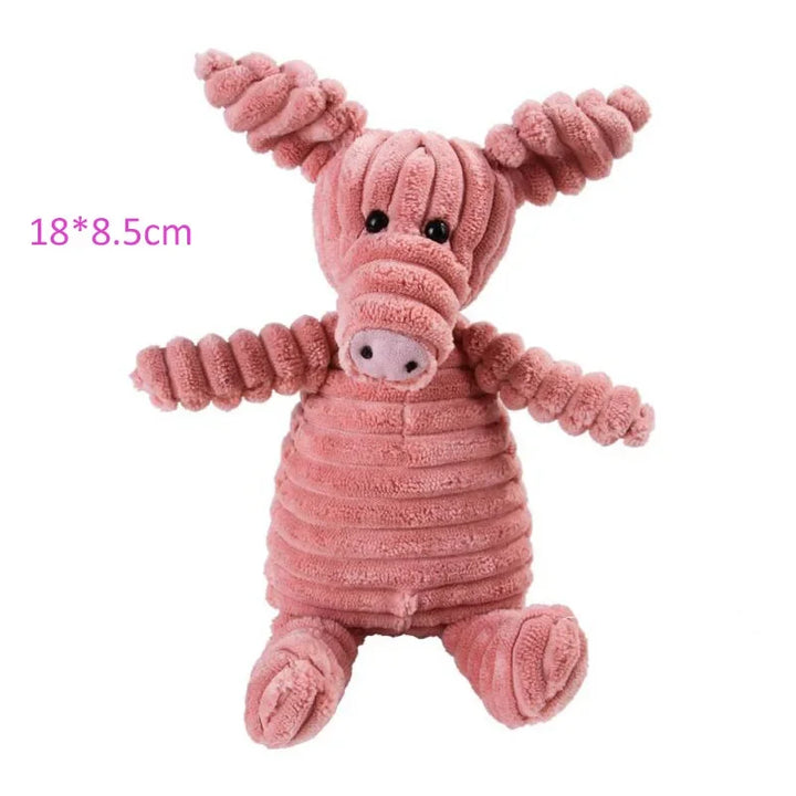 Animal Plush Squeaky Pig Toy