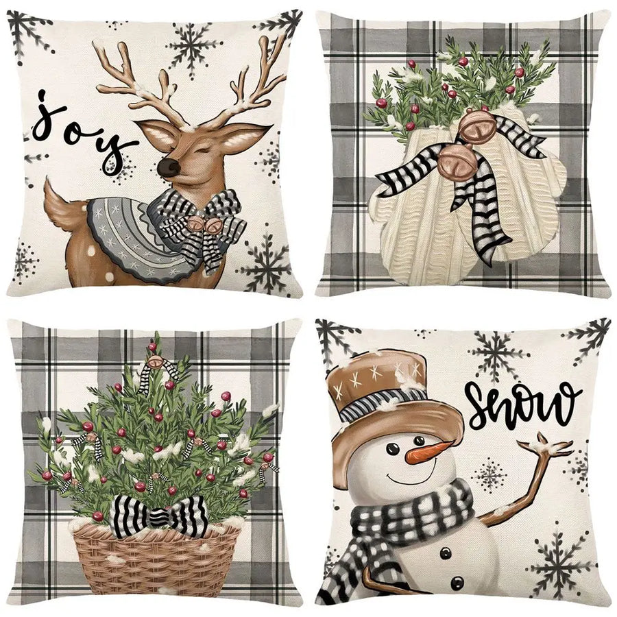 45cm Merry Christmas cushion cover design