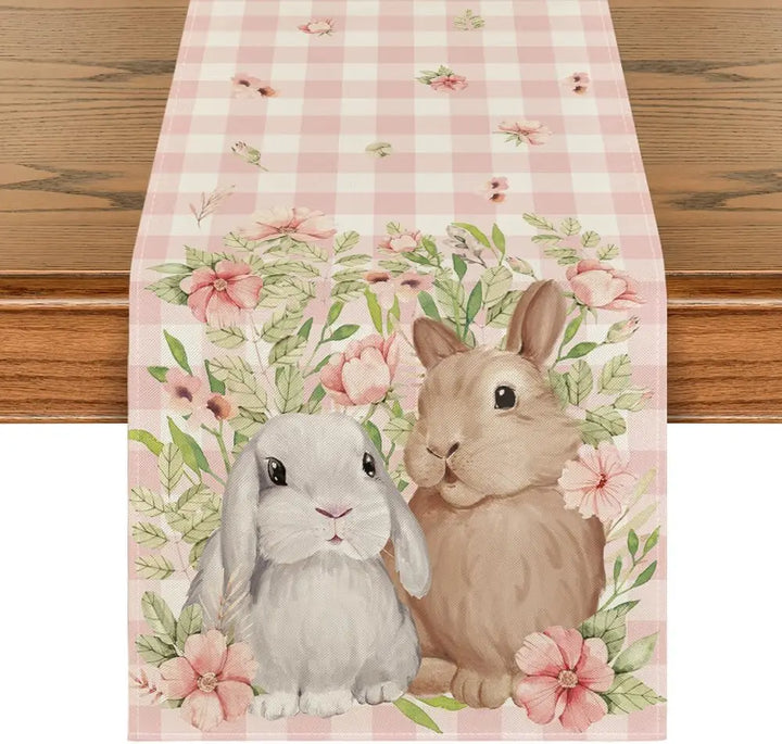 rabbit themed runner for you decor