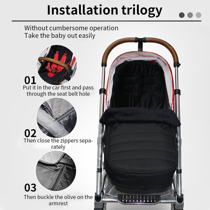 Baby Stroller Sleeping Bag Newborn Windproof Cushion Footmuff Pram Sleepsacks Infant Winter cart Sleep Sack Car Bags For Babies