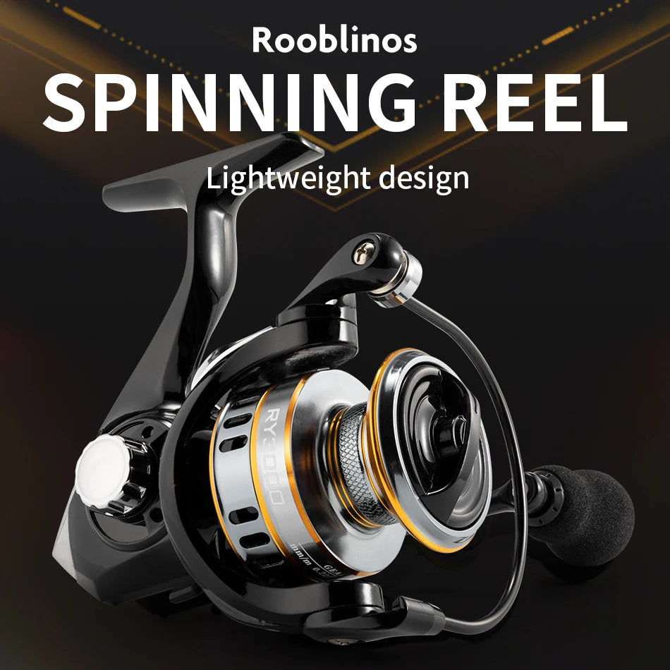 Smooth & Tough ROOBLINOS RY Fishing Reel - Metal Frame, High-Speed for All Waters