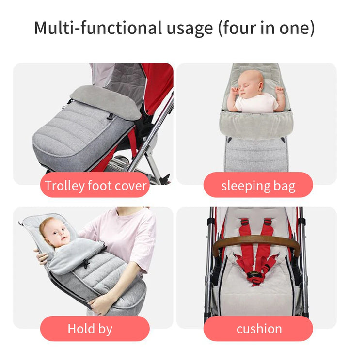 Baby Stroller Sleeping Bag Newborn Windproof Cushion Footmuff Pram Sleepsacks Infant Winter cart Sleep Sack Car Bags For Babies