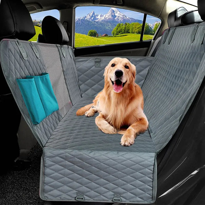 143×153CM Double Zipper Waterproof, Dirt-Resistant Car Pet Seat Pad For Rear Seats. Universal Fit