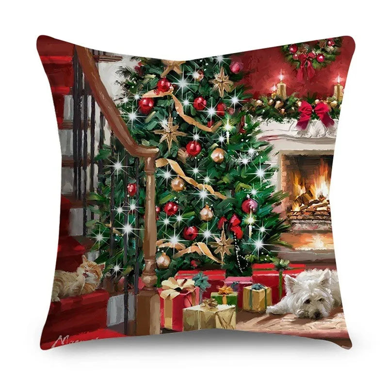 Christmas cushion covers for living room decor