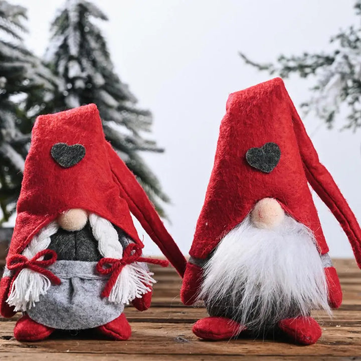 Santa Faceless Doll Christmas Decorations For Home, Merry Christmas Ornament Xmas Gift Happy New Year