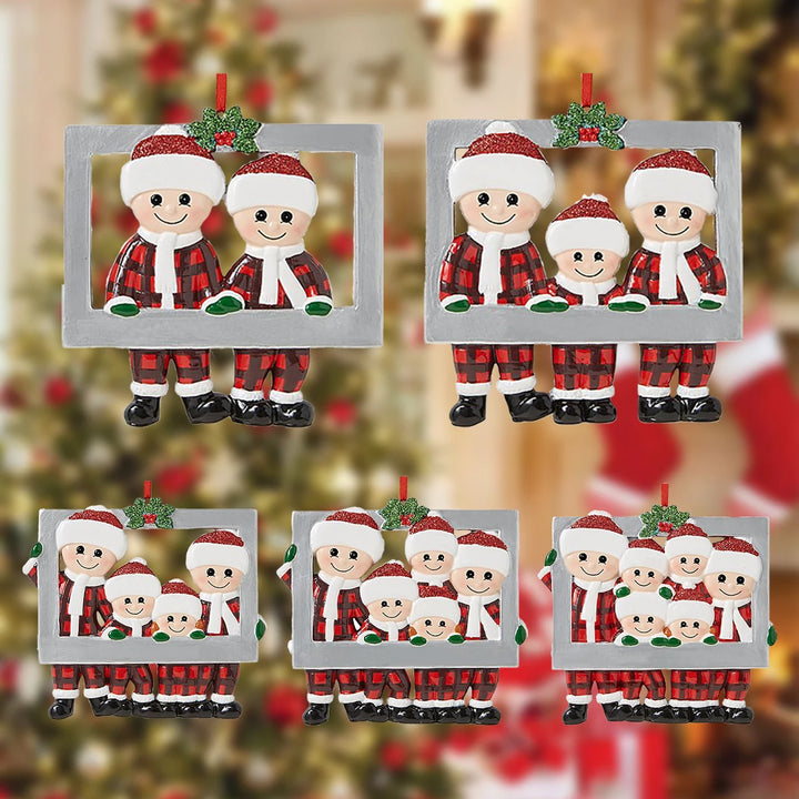 DIY Christmas Family Pendant Merry Christmas Decorations for Home Navidad 2024 Christmas Tree Hanging Ornament New Year 2024