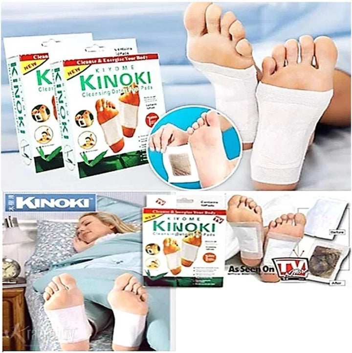 Korea Kinoki Cleansing Detox Leg Healthy Herbal Pads Feet Care Foot Spa Foot Care Dispel Dampness Sleep Well