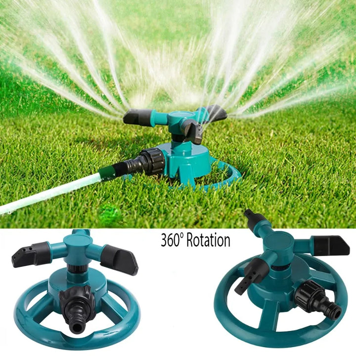 360 Degree Automatic Rotating Sprinkler Nozzle | Water Spray Garden & Lawn, Automatic Sprinkler Garden Watering Irrigation