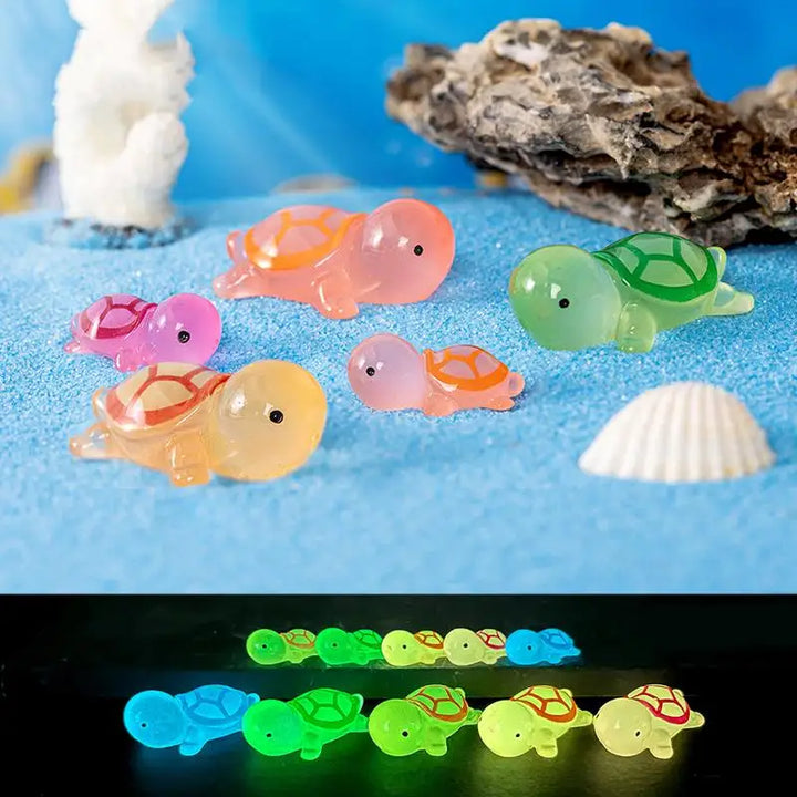 Luminous Mini Animals Trees Micro  Garden Home Potted  Decoration Landscape Ornament