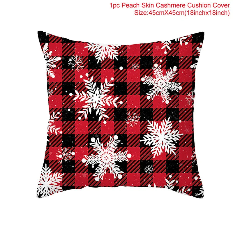 Snowflake style cushion cover