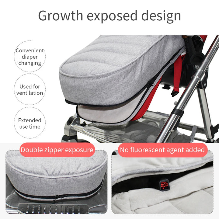 Baby Stroller Sleeping Bag Newborn Windproof Cushion Footmuff Pram Sleepsacks Infant Winter cart Sleep Sack Car Bags For Babies