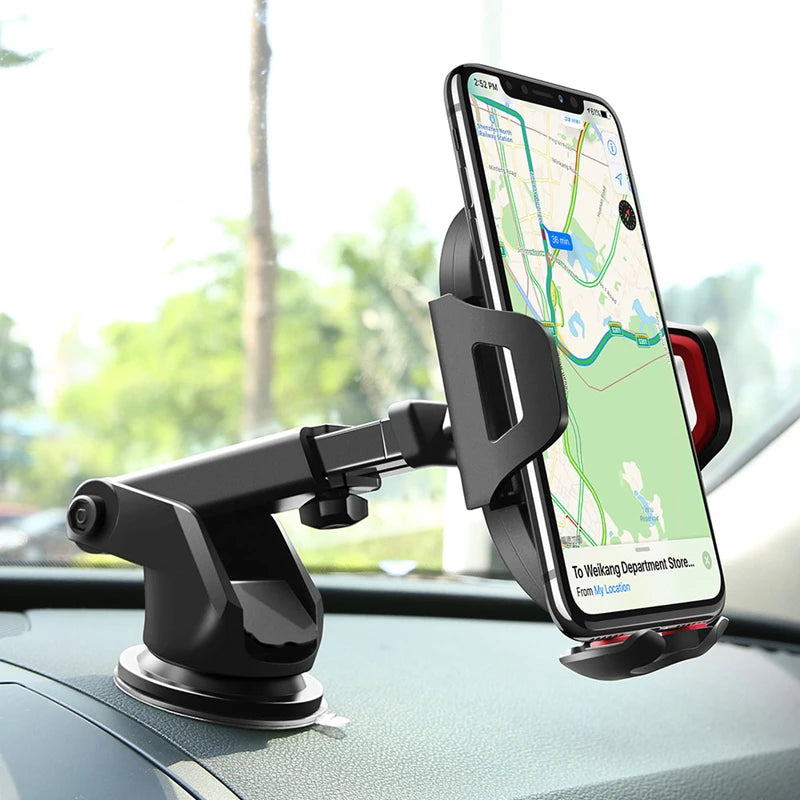 Car Phone Holder Mount with Sucker Cup, Cell Phone Support For iPhone 13 12 11 Pro Max X 7 8 Xiaomi Huawei Samsung