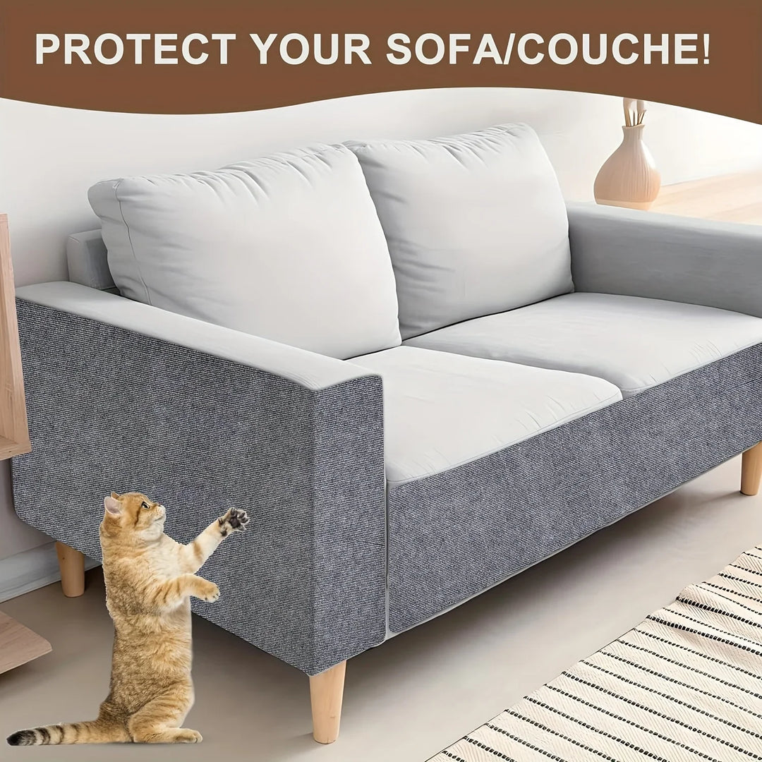 Self-Adhesive Cat Scratch Mat for Sofa
