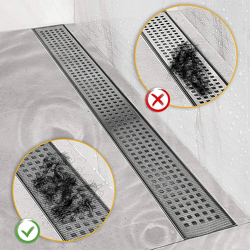 Self-adhesive bathroom drain catcher
