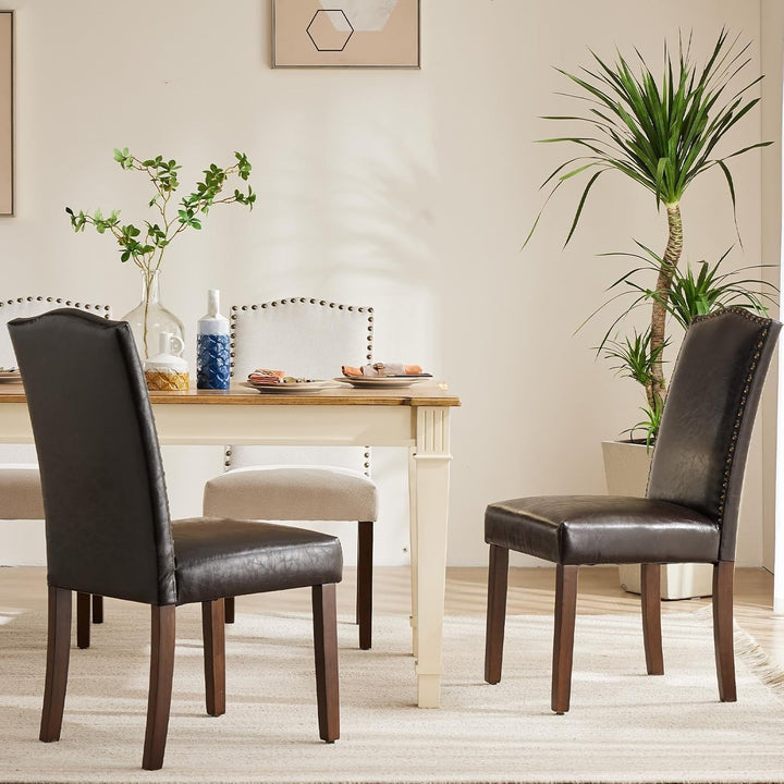 Set of 4 Modern Upholstered Chairs
