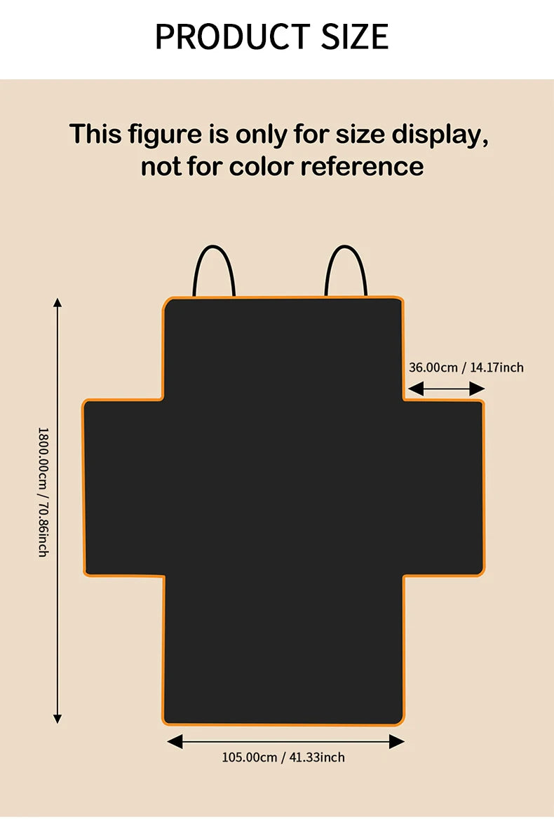 Waterproof Cargo Liner for Cars – Universal Fit Trunk Seat Cover | All-Season Rear Cargo Mat Protector