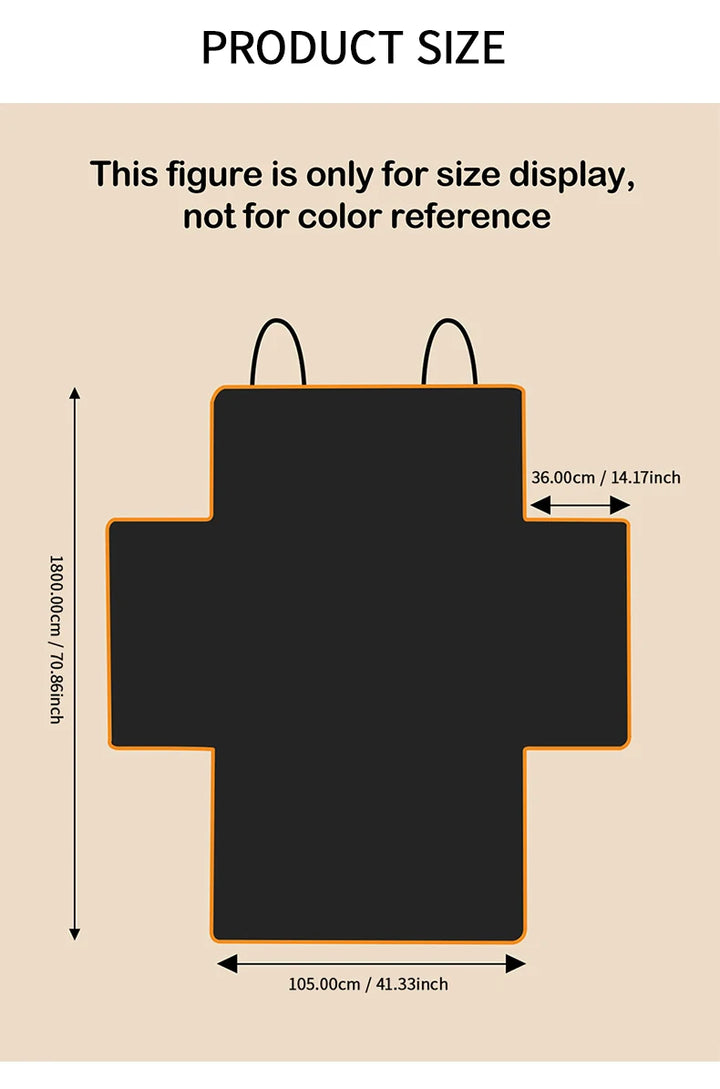 Waterproof Cargo Liner for Cars – Universal Fit Trunk Seat Cover | All-Season Rear Cargo Mat Protector