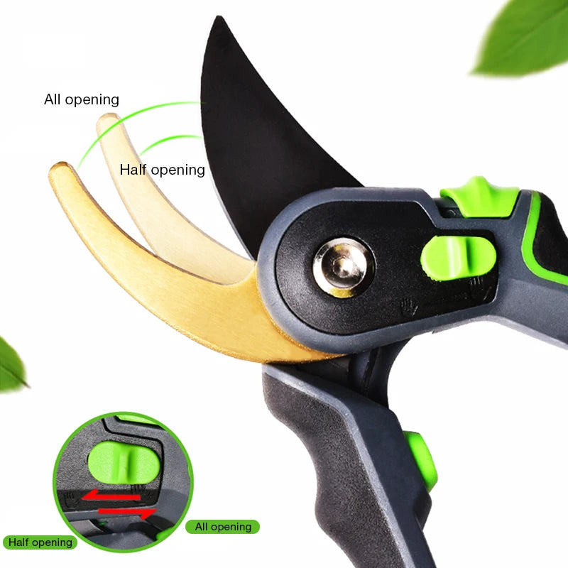 Stainless Steel Garden Pruning Shears | Scissors Cutter, Fruit Picking, Weed Cutting, Branches Pruner